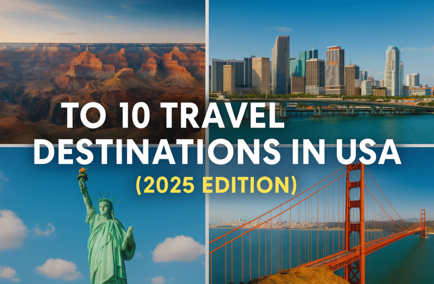 travel destinations usa 2025