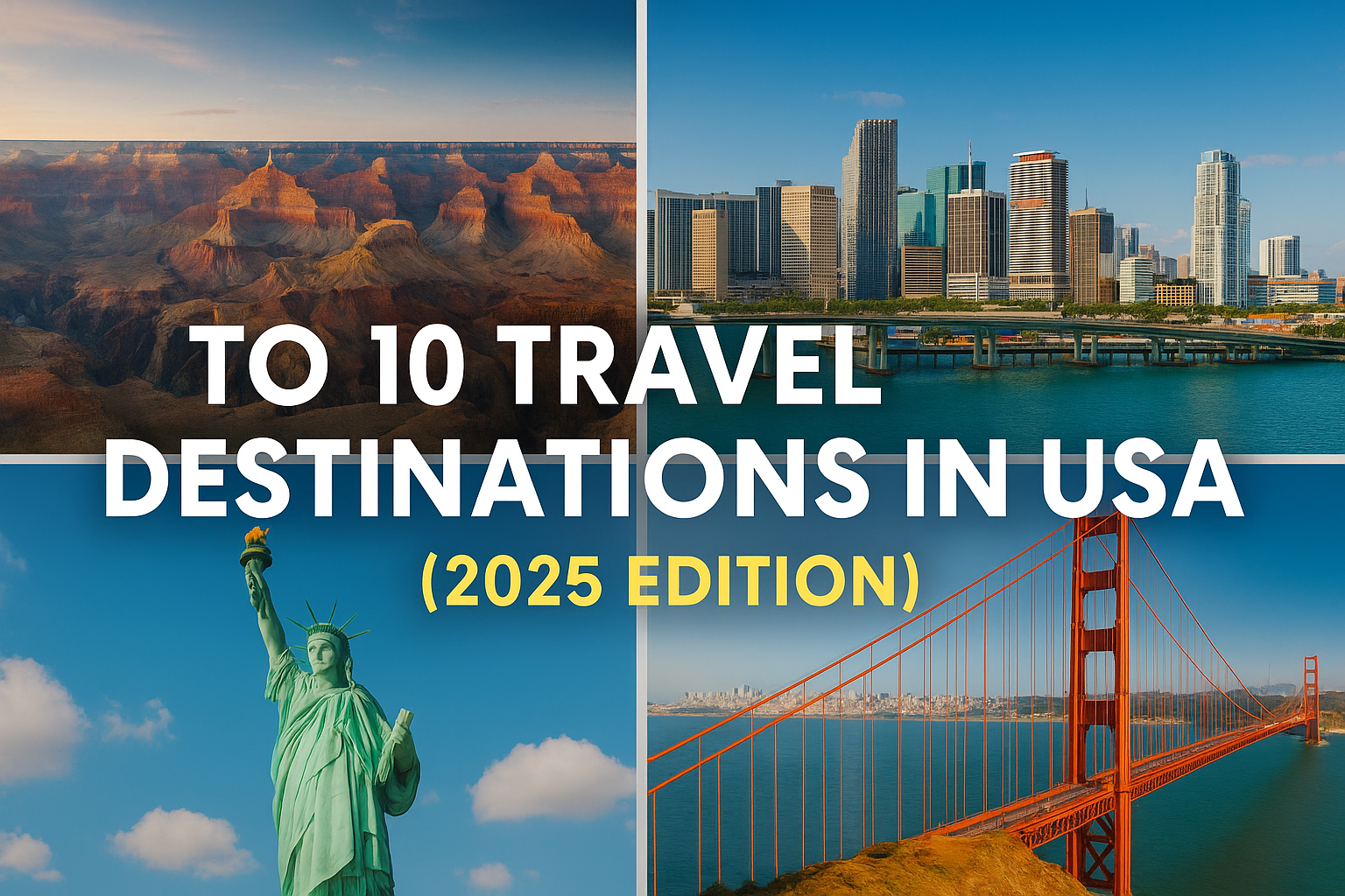 travel destinations usa 2025